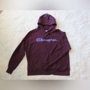 Champion Men's Burgundy Hoodie
